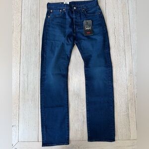 Levi's Men's Dark Blue Slim Straight Jeans